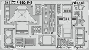 Eduard BIG49433 P-39Q detail set for Arma Hobby 1/48 – zdjęcie 4