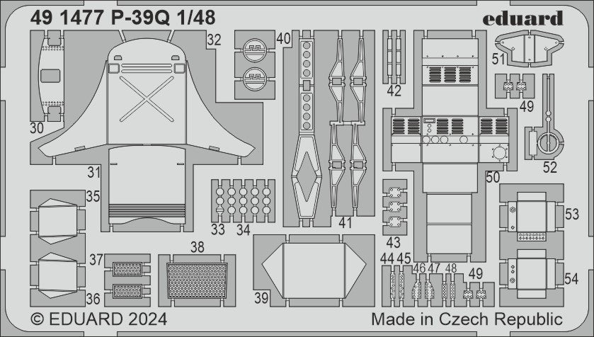 Eduard BIG49433 P-39Q detail set for Arma Hobby 1/48 – zdjęcie 4