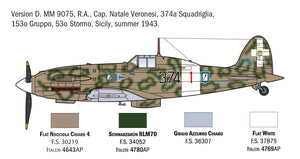 Italeri 1481 Macchi MC.202 Flogore &amp;quot;As&amp;quot; - 5 As de la Regia Aeronautica Versions 1/72 – image 5