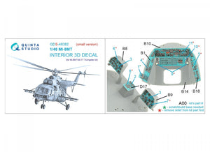 Quinta Studio QDS-48382 Mi-8MT 3D-Printed &amp;amp; coloured Interior on decal paper (Trumpeter) (Small version) 1/48 – Bild 2