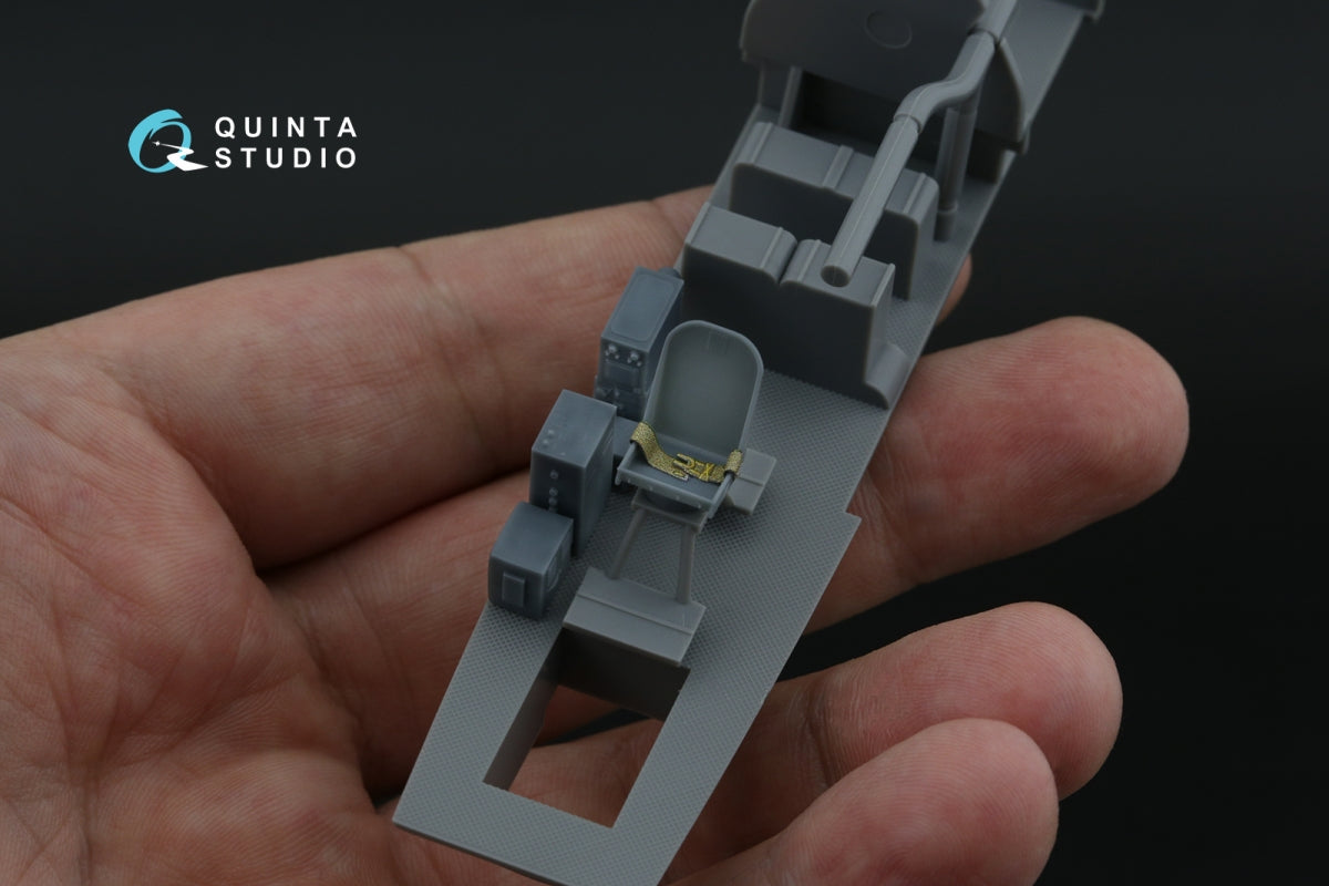 Quinta Studio QD+48555 Bristol Beaufighter NF.Mk.VI 3D-Printed &amp;amp; coloured Interior on decal paper (Tamiya) (with 3D-printed resin parts) 1/48 – immagine 8