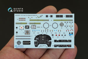 Quinta Studio QD32007 Yak-3 3D-Printed &amp;amp; coloured Interior on decal paper (for Special Hobby kit) 1/32 – immagine 2