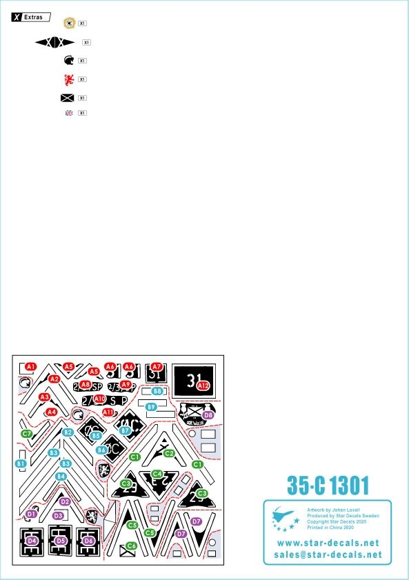 Star Decals 35-C1301 Desert Storm 1 1/35 – image 2