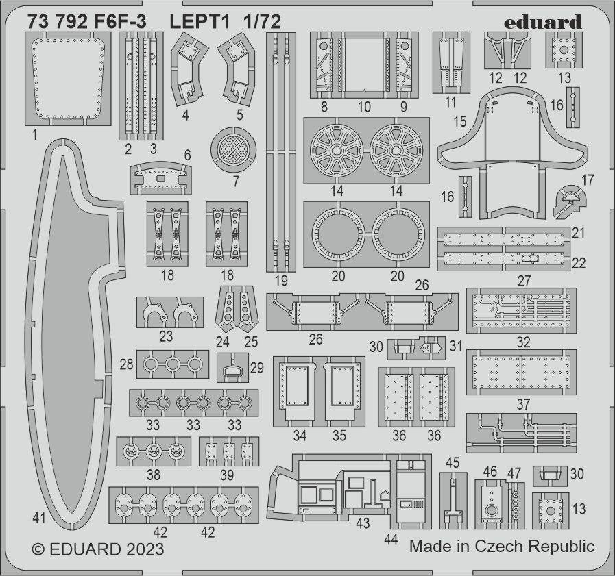 Eduard 73792 F6F-3 EDUARD 1/72 – image 2