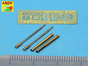 Aber 35L-098 Set of 2 barrels for German tank machine gun MG 34 with Panzermantel 1/35 – immagine 2