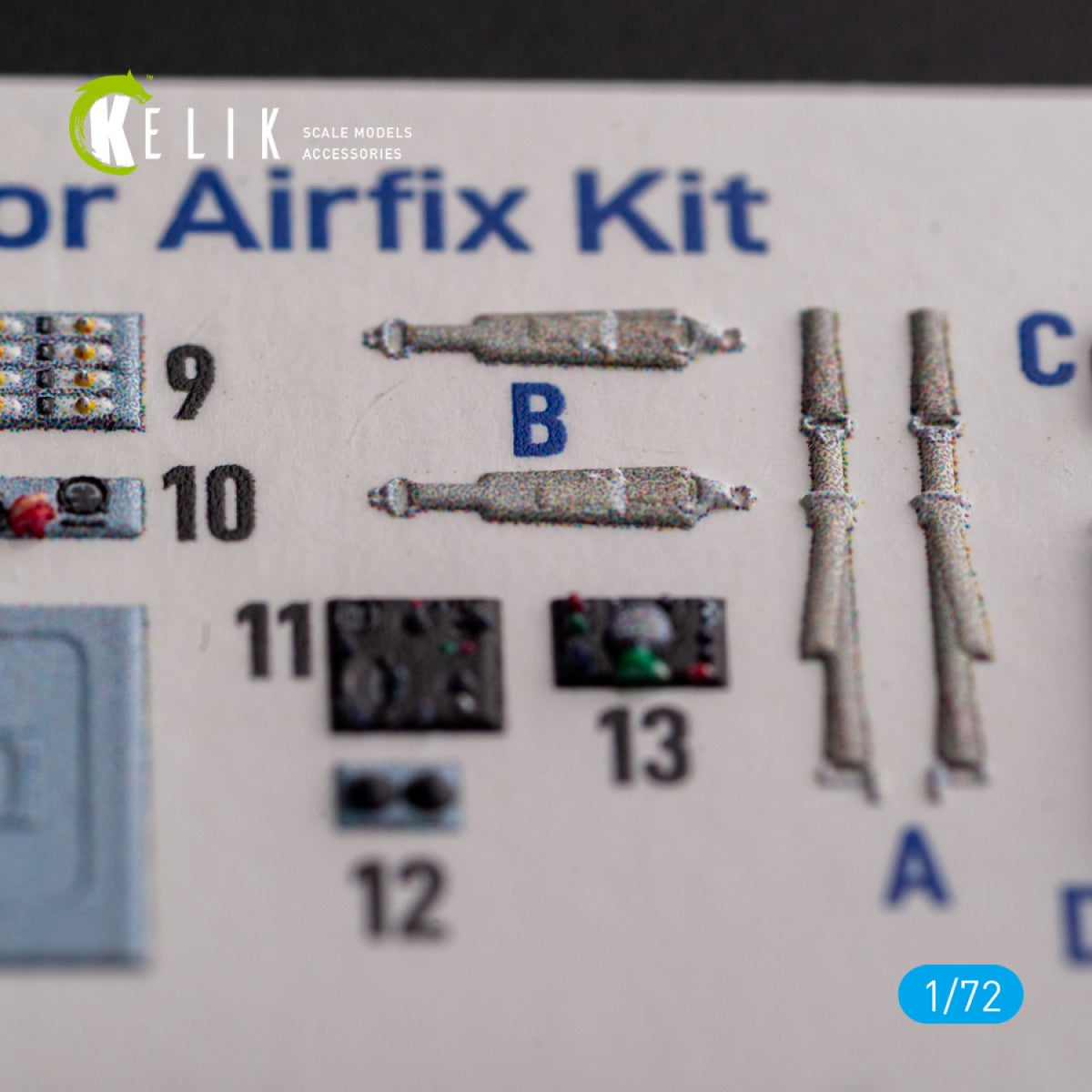 KELIK K72139 Mig-17 Fresco (Shenyang J5) - interior 3D decals for Airfix kit 1/72 – imagen 4