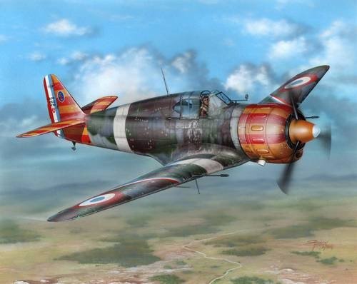 Azur A094 Bloch MB152C.1 Red&amp;amp;Yellow Stripes 1/32
