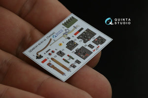 Quinta Studio QD48141 Ki-61-Id 3D-Printed &amp;amp; coloured Interior on decal paper (Tamiya) 1/48 – zdjęcie 8