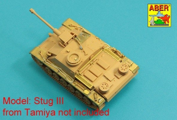 Aber 48A31 Grilles pour Pz.Kpfw. III et Stug III Compatibles avec les modèles Tamiya : 32540 ; 32524 ; 32525 ; 32543 ; 1/48 – image 14