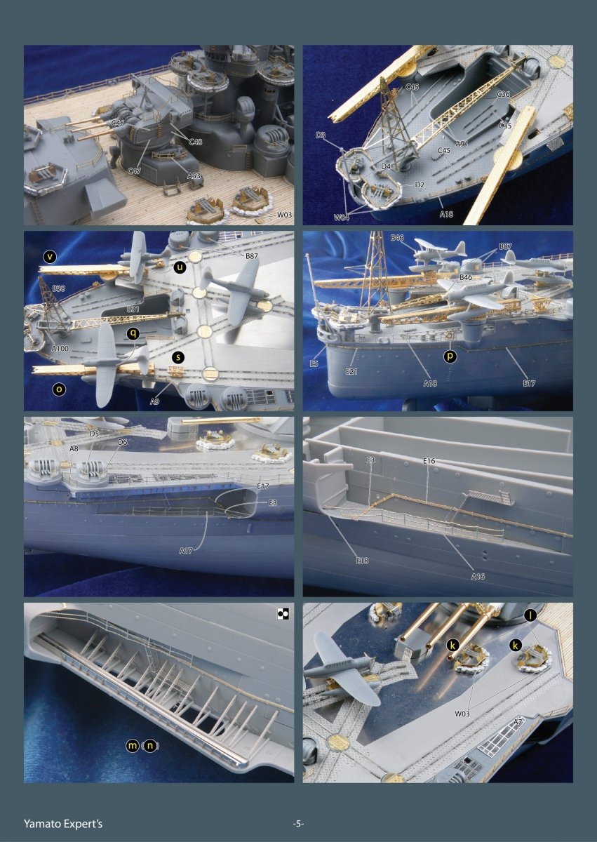 MK1 Design MD-35024 New Yamato Super Detail 1/350 – immagine 13