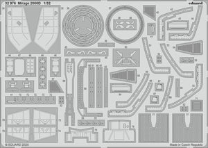 Eduard BIG33125 Mirage 2000D for KITTY HAWK 1/32 – imagen 3