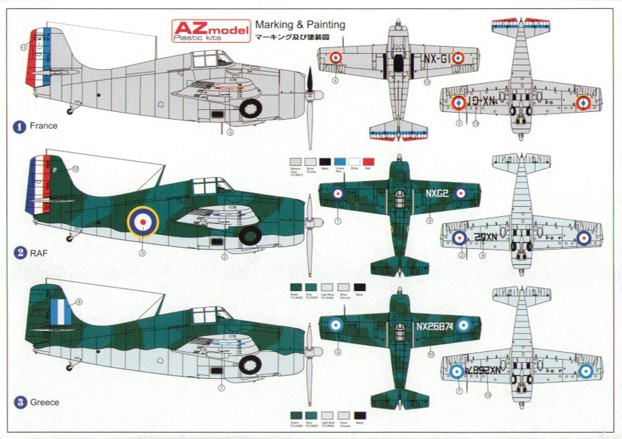 AZ Model AZ7322 Grumman G-36A 1/72 – zdjęcie 2