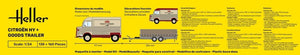 Heller 50331 Citroen HY + Goods Trailer 1/24 – immagine 5