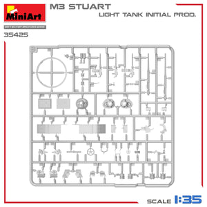 MiniArt 35425 M3 STUART LIGHT TANK, INITIAL PROD 1/35 – immagine 10