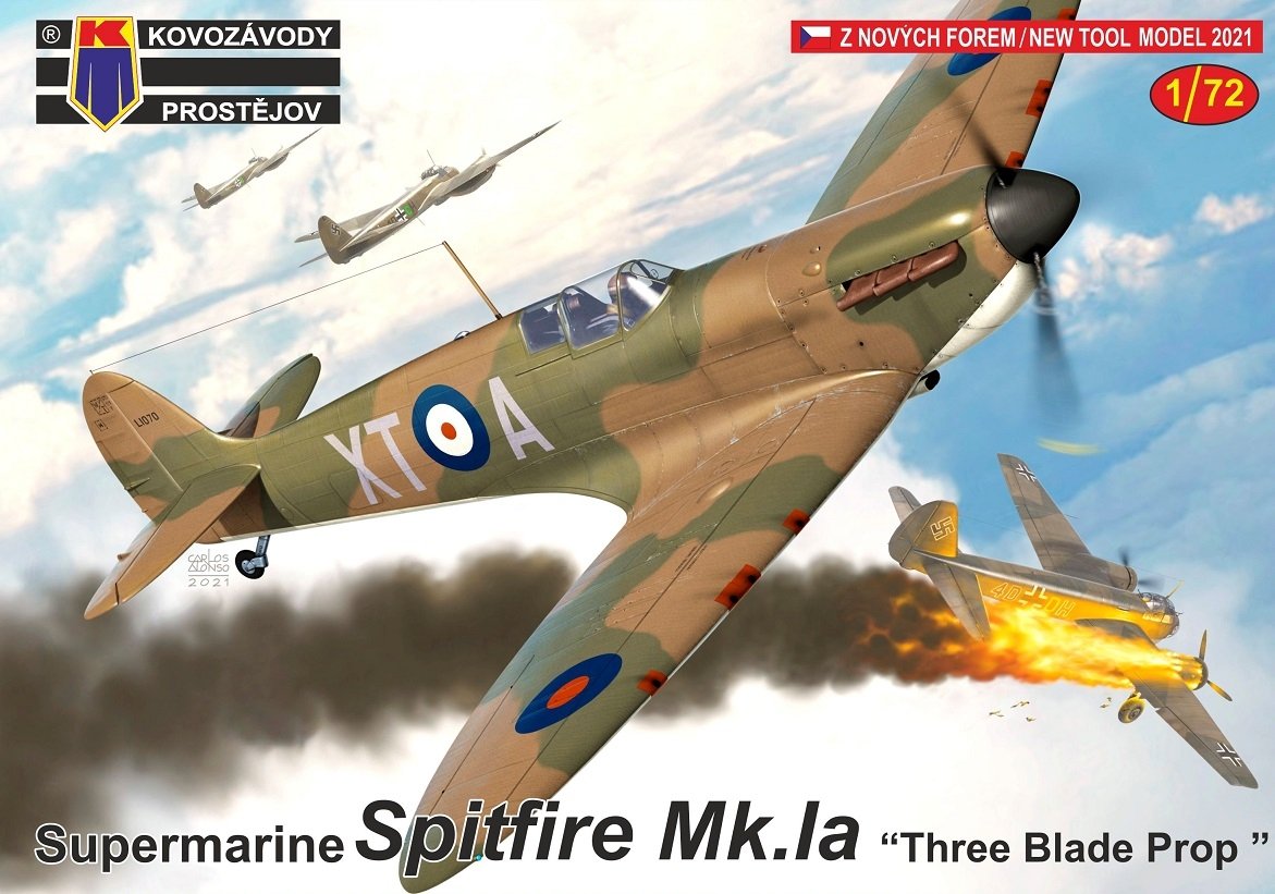 Kovozavody Prostejov KPM0261 Spitfire Mk.Ia “Three Blade Prop” 1/72