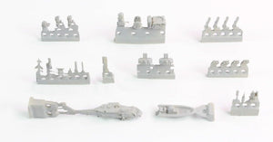 Pontos 38019F1 USS FFG Oliver Hazard Perr Class LH Detail Up Set &amp;quot;Advanced&amp;quot; avec kit 1/350 – image 6
