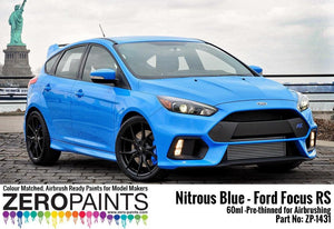 Zero Paints ZP-1431 Nitrous Blue - Ford Focus RS Paint 60ml – Bild 2