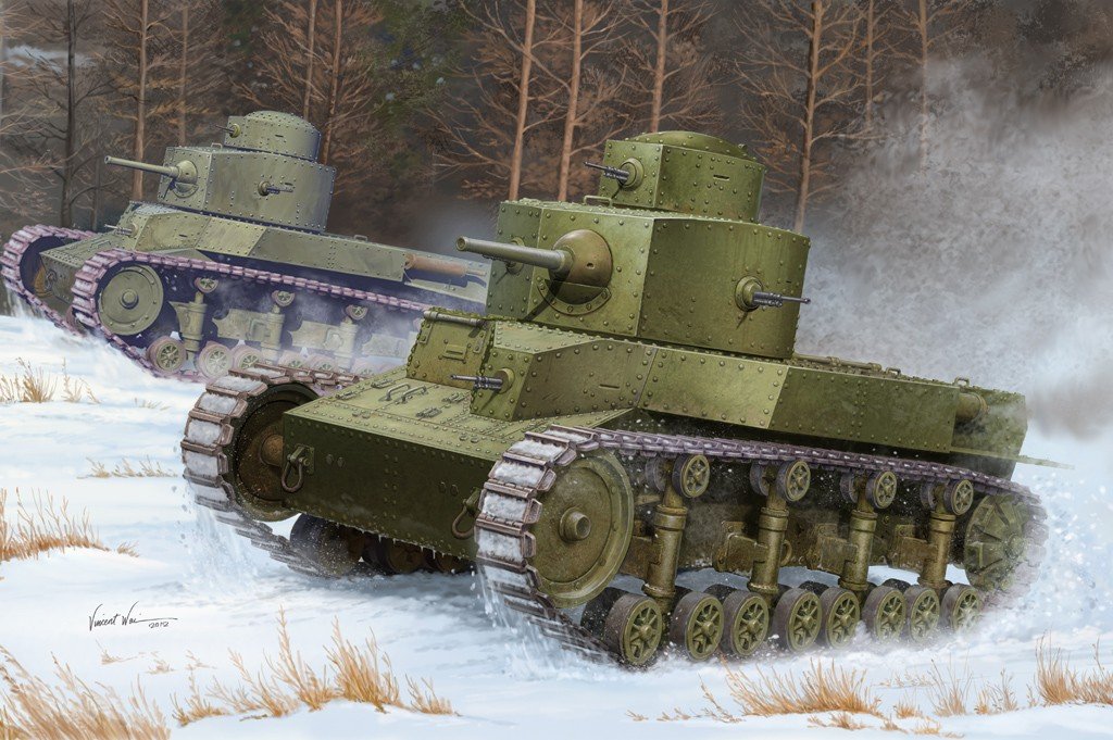 Hobby Boss 82493 Soviet T-24 Medium Tank 1/35