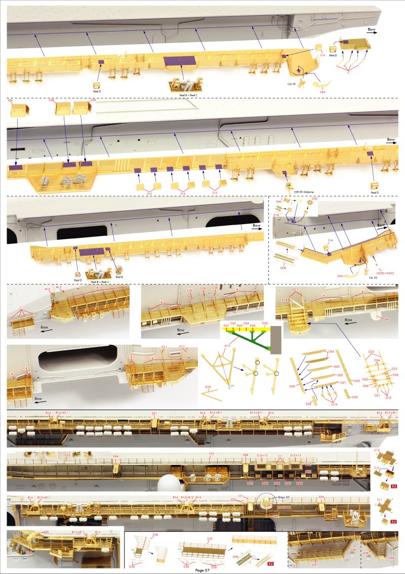 Pontos 37041F1 USS LHD-1 Wasp Detail Up Set 1/350 – image 28