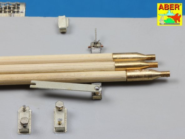 Aber 16052 Barrel cleaning rods with brackets for Tiger II 1/16 – imagen 6
