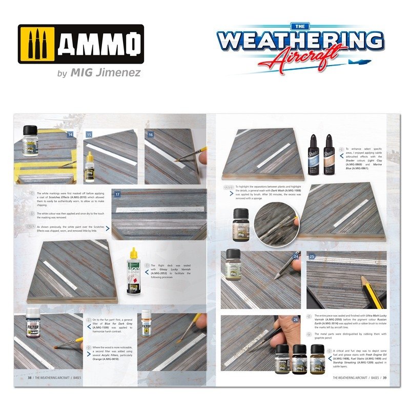 Ammo of Mig 5221 THE WEATHERING AIRCRAFT 21 – Bases (English) – zdjęcie 6