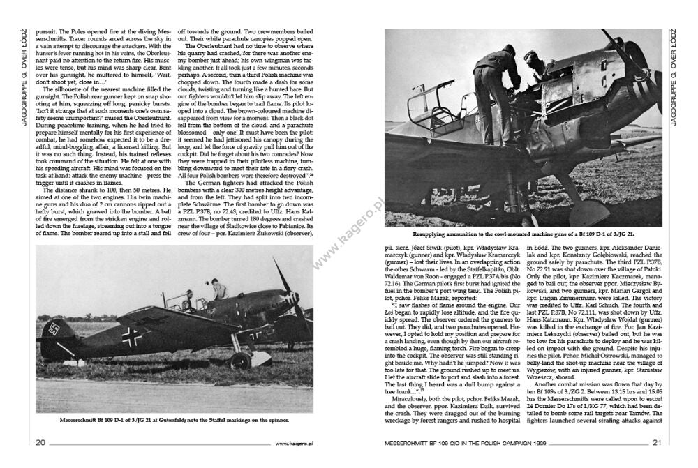 Kagero 12013 Messerschmitt Bf 109 C/D dans la campagne de Pologne 1939 EN – image 2