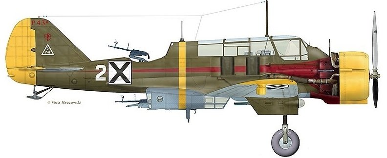 Mirage Hobby 481404 PZL.43 A &amp;#39;CHAYKA&amp;#39; Bulgarian Air Force 1941-1944 1/48 – Bild 4
