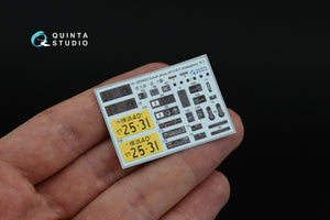 Quinta Studio QD24022 Suzuki Jimny JA71-JA11 3D-Printed coloured Interior on decal paper (Hasegawa) 1/24 – Bild 5