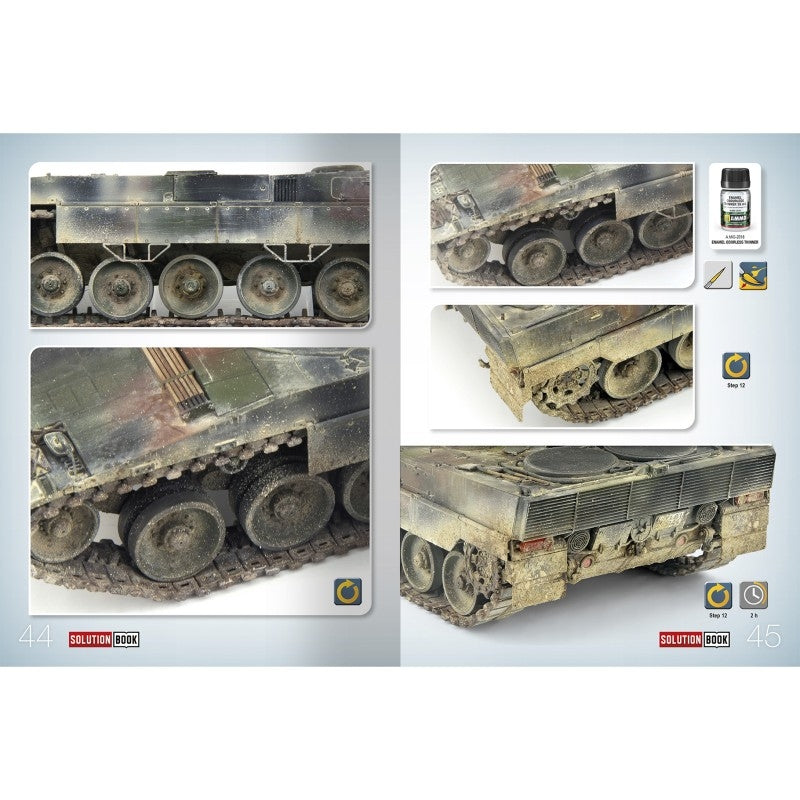 AMMO by Mig Jimenez 6531 SOLUTION BOOK 26 – How to Paint NATO &amp; BUNDESWEHR Vehicles (English, Spanish, French &amp; German)