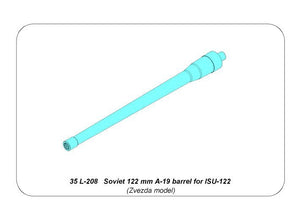 Aber 35L-208 Soviet 122 mm A-19 Barrel for ISU-122 1/35 – immagine 6
