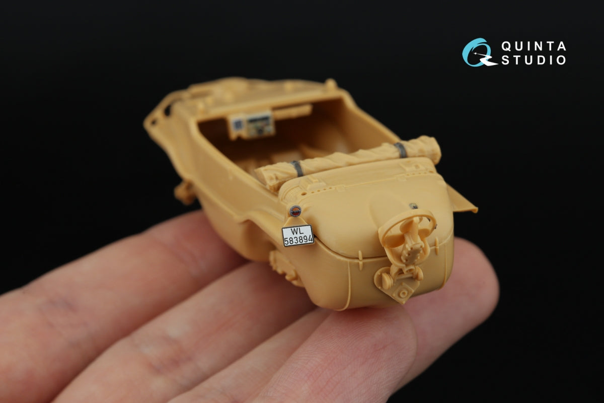 Quinta Studio QDS-48553 Schwimmwagen type 166 3D-Printed &amp;amp; coloured Interior on decal paper (Tamiya) (small version) 1/48 – imagen 6