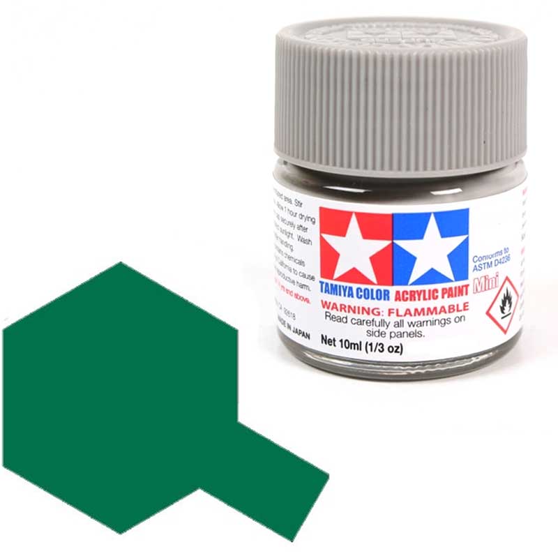 Peinture acrylique Tamiya X5 Vert (81505) 10 ml
