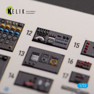 KELIK K72158 AVRO LANCASTER B.III - interior 3D decals for Airfix kit 1/72 – image 6