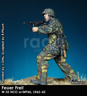 RADO Miniatures RDM35039 Feuer Frei W-SS NCO w/Mp-40 1943-45 1/35 – Bild 2