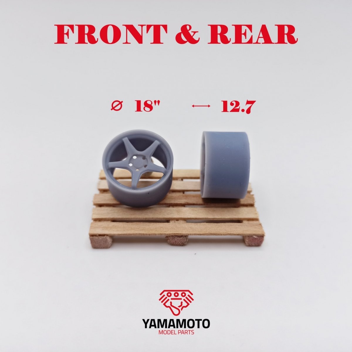 Yamamoto Model Parts YMPRIM7 Écrous Enkei TS-5 18&amp;quot; 1/24 – image 2