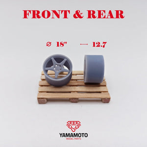 Yamamoto Model Parts YMPRIM7 Écrous Enkei TS-5 18&amp;quot; 1/24 – image 2