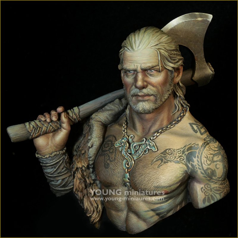 Young Miniatures YH1867 The Birka Viking Warrior 1/10 – Bild 3