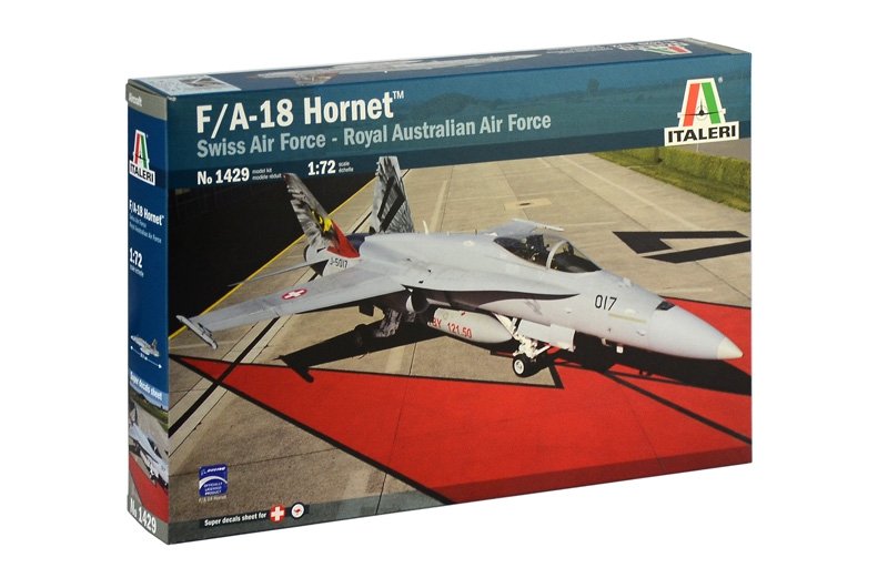 Italeri 1429 F/A-18 HORNET Force aérienne suisse - Force aérienne royale australienne 1/72