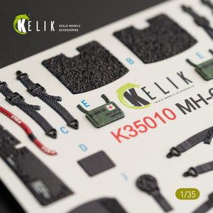 KELIK K35010 MH-60L BLACK HAWK INTERIOR 3D DECALS FOR KITTY HAWK KIT 1/35 – Bild 4