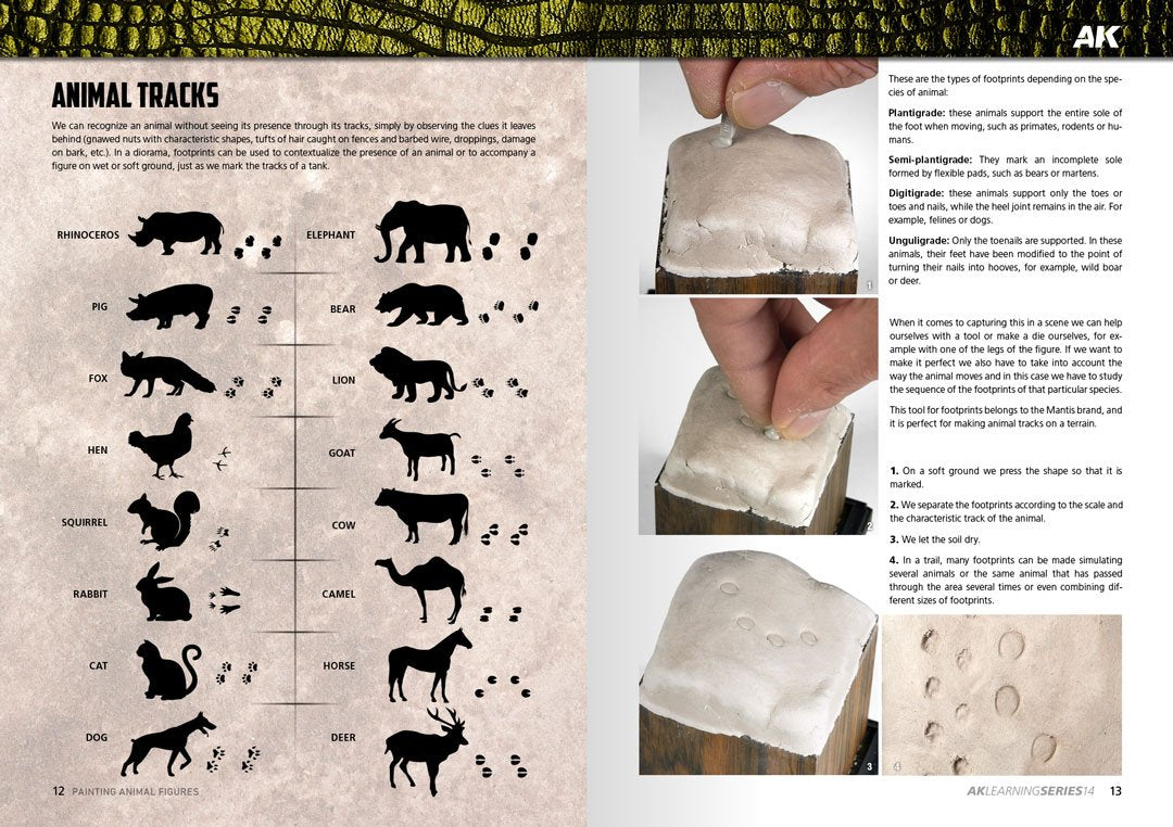 AK Interactive AK518 AK LEARNING 14: PAINTING ANIMAL FIGURES English – imagen 4