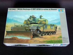 Trumpeter 00345 British Challenger 2 MBT KFOR in action at Kosovo 1/35 – zdjęcie 2