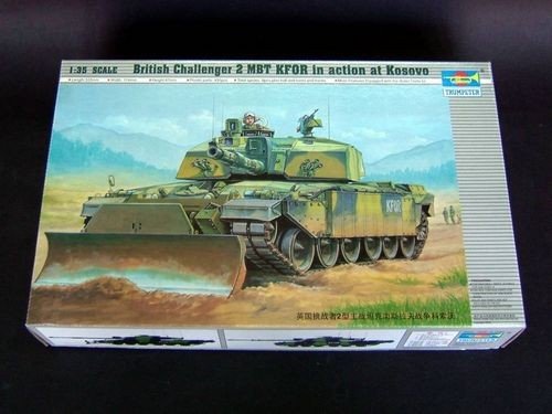 Trumpeter 00345 British Challenger 2 MBT KFOR in action at Kosovo 1/35 – zdjęcie 2