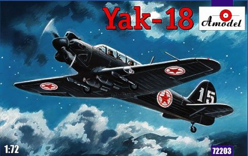 A-Model 72203 Avion d'entraînement soviétique Yakovlev Yak-18 1/72