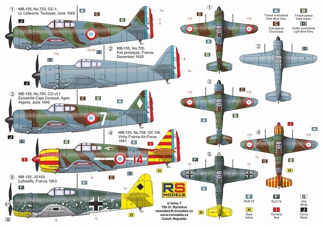 RS Models 92248 Bloch MB-155 1/72 – immagine 2