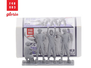 Gloria F48003 USMC Ground Crew 4 x 3D Printed figures 1/48 – Bild 3