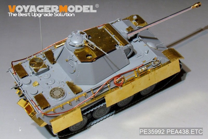 Voyager Model PEA438 WWII German Panther A/G Pz.Rgt.26 Anti Aircraft Armor（For TAKOM 2119/2120/2121) 1/35 – Bild 6
