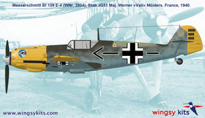 Wingsy Kits D5-10 German WWII Fighter MESSERSCHMITT Bf 109 E-4 1/48 – image 4