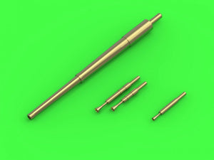 Master SM-350-096 HMS Ark Royal armament barrels - 4.5in (16pcs), 40mm POM-POM (48pcs), Vickers .50cal (32pcs) 1/350