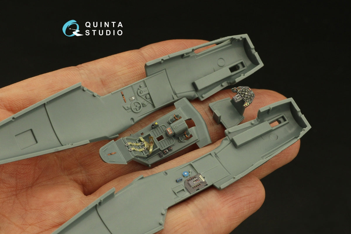 Quinta Studio QD72102 BF 109F-2/4 3D-Printed &amp;amp; coloured Interior on decal paper (Eduard) 1/72 – Bild 3