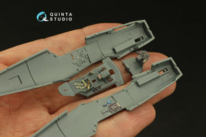 Quinta Studio QD72102 BF 109F-2/4 3D-Printed &amp;amp; coloured Interior on decal paper (Eduard) 1/72 – Bild 3